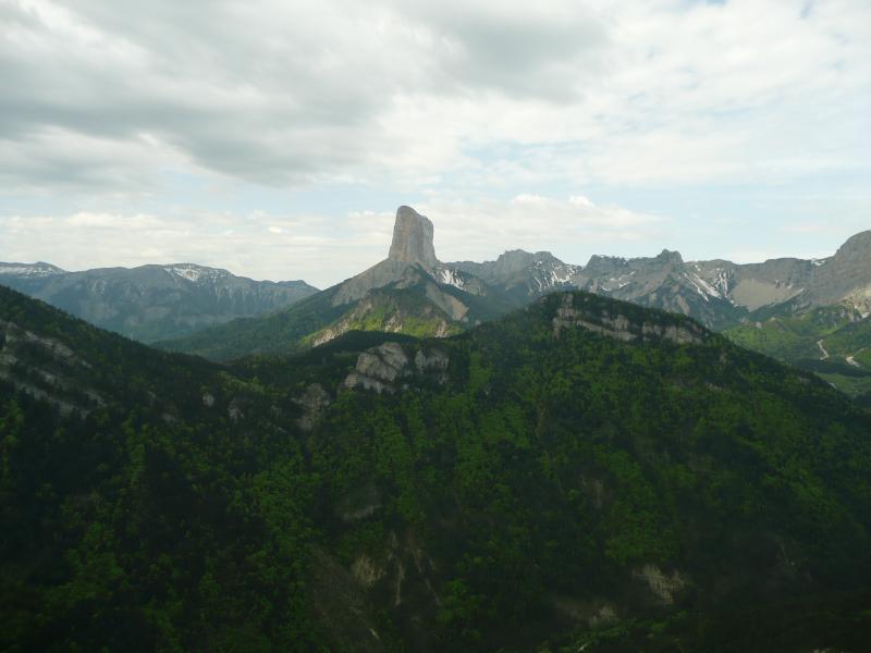 En vol face au Mont Inaccessible