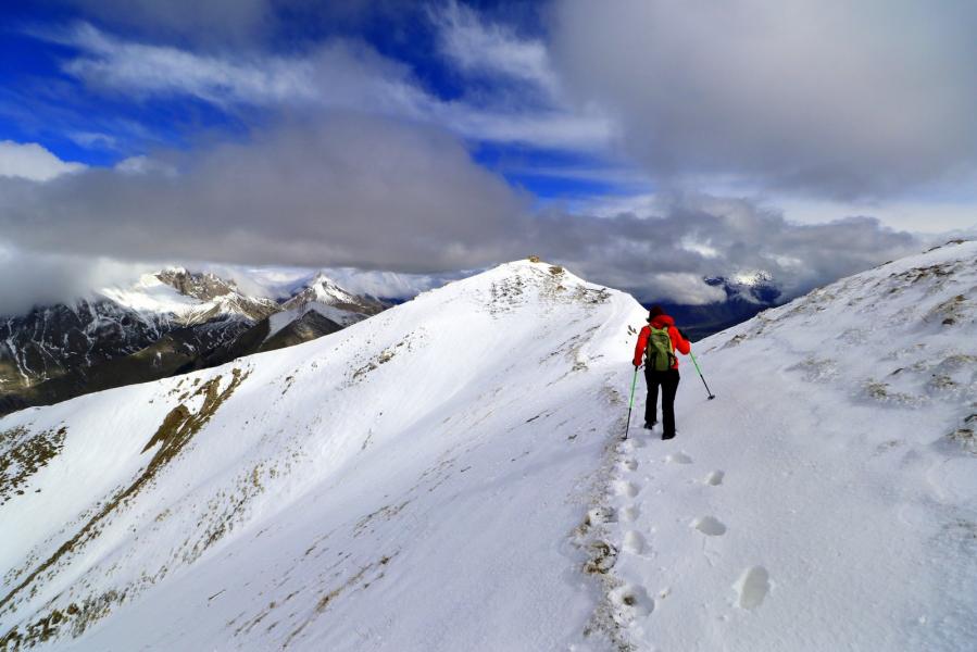 Encore l'hiver au sommet