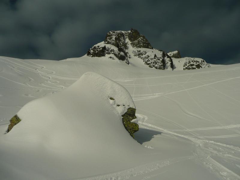 Enfin les rochers sont sous la neige