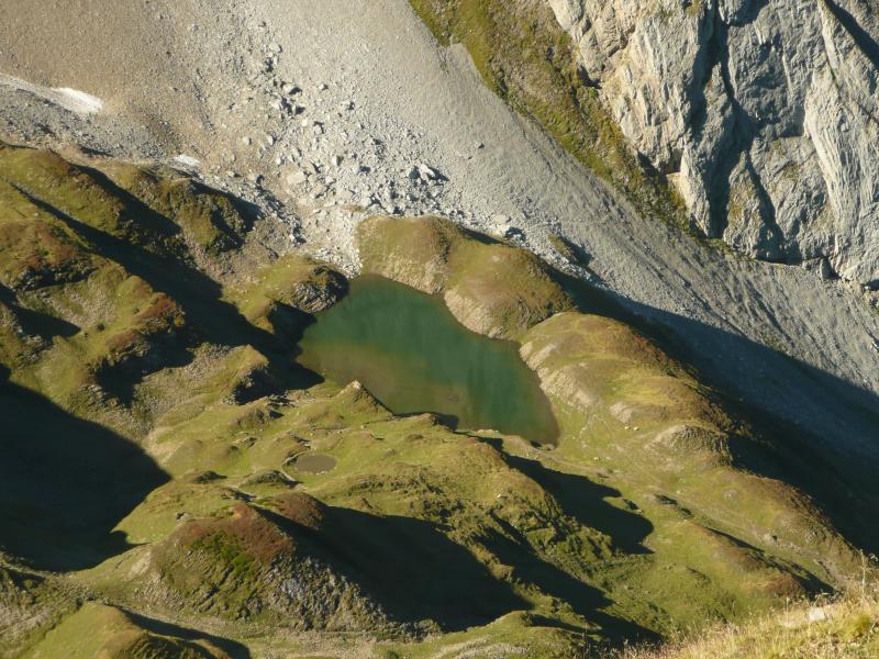 Et le même lac vu du sommet