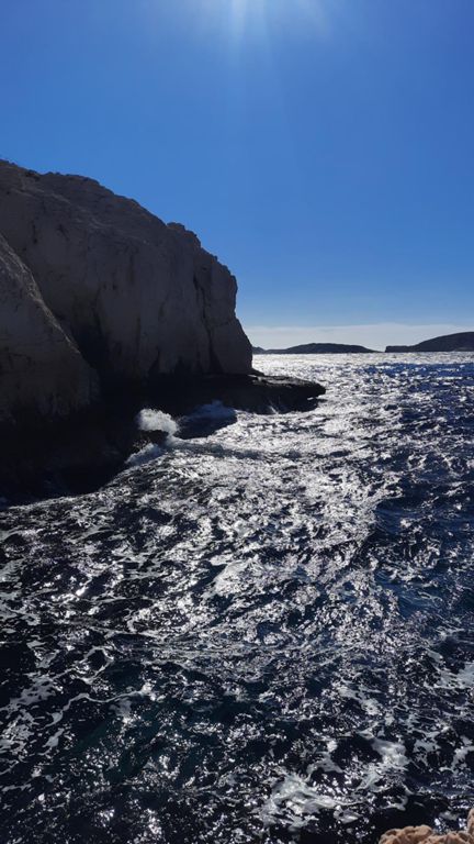 Col de la Galinette dans les Calanques de Marseille