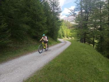 Sortie VTT au lac des Sagnes ( retour avec  des grosses gouttes)