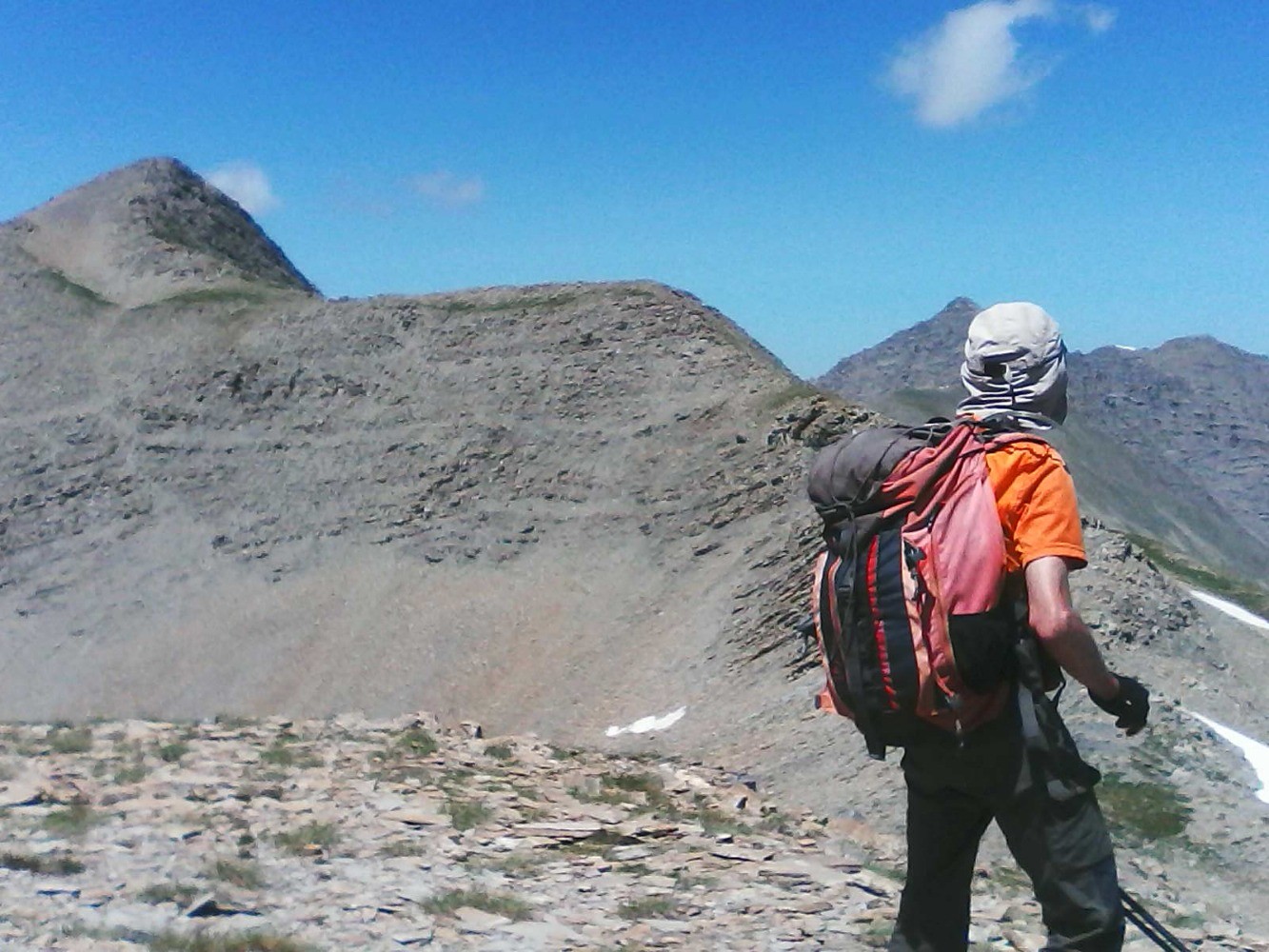 En arrivant au col avant la TÃªte de Maralouche