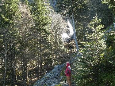 En arrivant au Saut du Gier