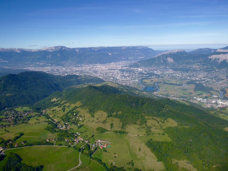 En arrivant sur Grenoble