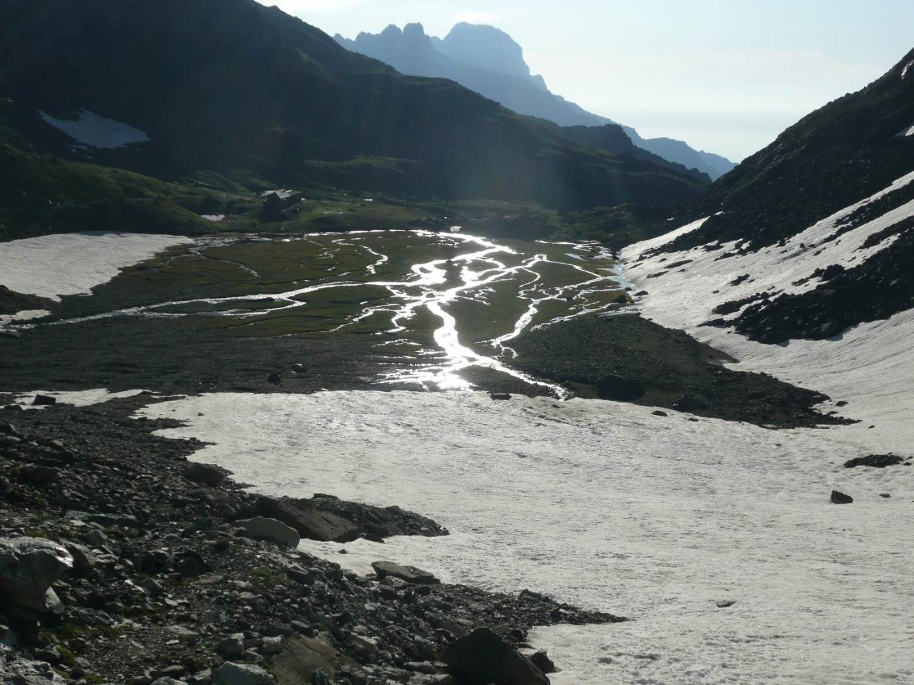 En quittant Cibrario le matin