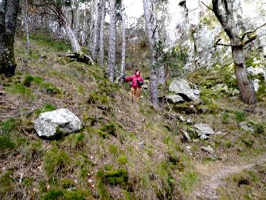 Vers le sommet du Rocher de Costaros