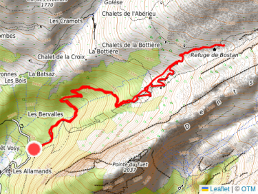En direction de la houlette de l&apos;Oule