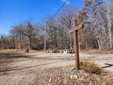 En VTT dans les Chambaran