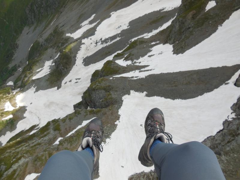 encore de la neige dans la montée
