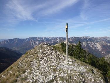 Au sommet du mont Barral