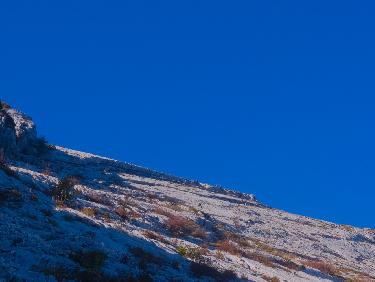 Escalade sur les dalles