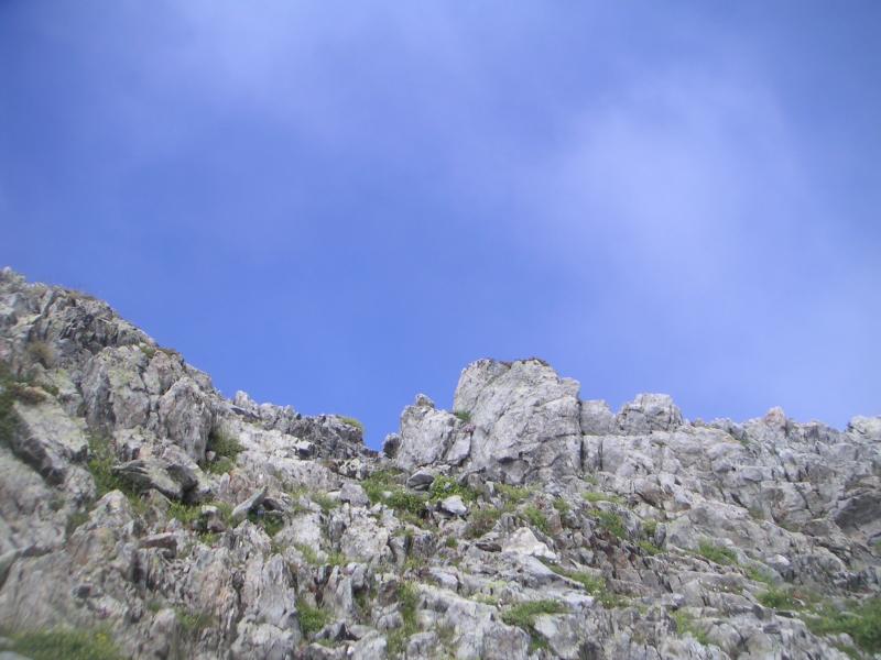et le ciel bleu sous le col!