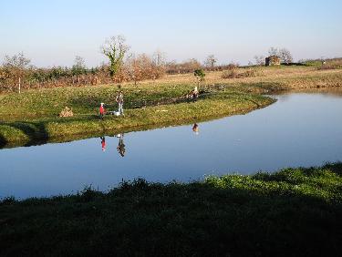 Etangs de pÃªche au retour vers Condrieu