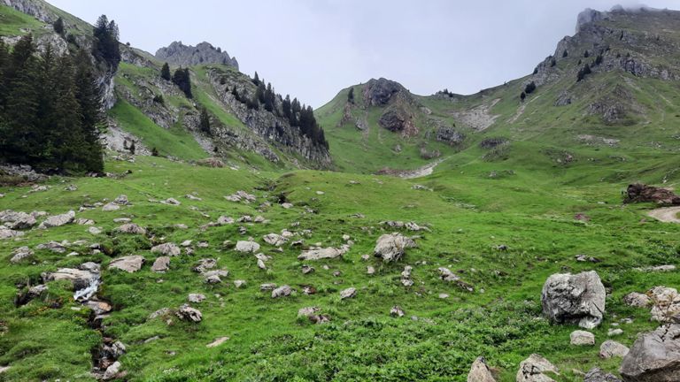 Pointe Chavasse sous la pluie