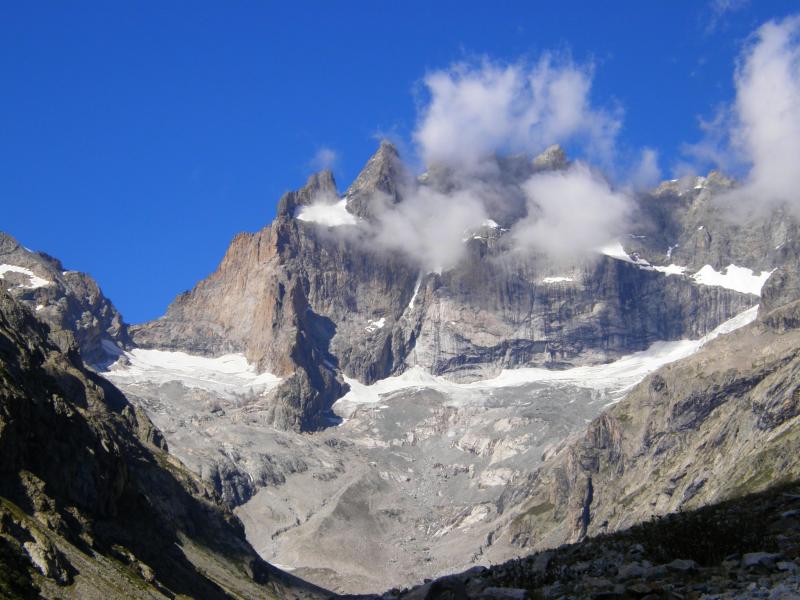 Façe sud de La Meije
