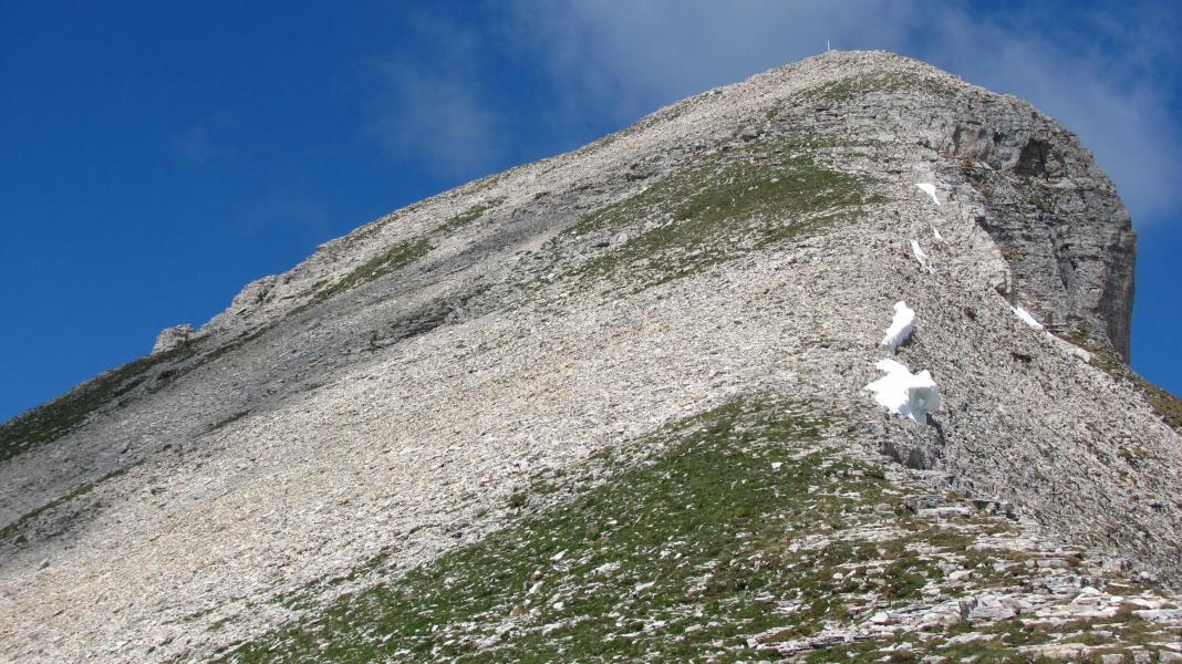 Fin de l'arête de montée