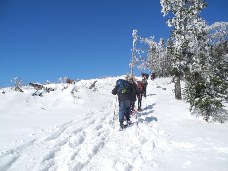 Fin de la (dernière) montée, au Chaux de Toureyre