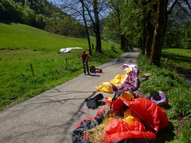 Fin du vol il reste a plier les gaules 