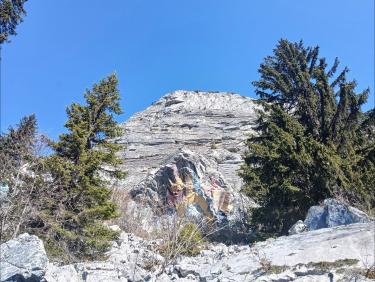 Face au Mont Blanc !