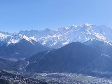 Face au Mont Blanc !