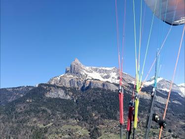 Face au Mont Blanc !