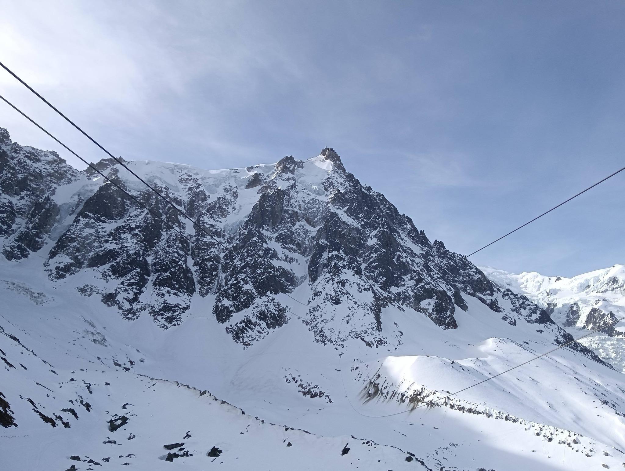 Face nord de l'aiguille du Midi