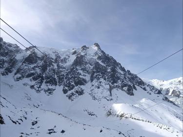 Face nord de l'aiguille du Midi
