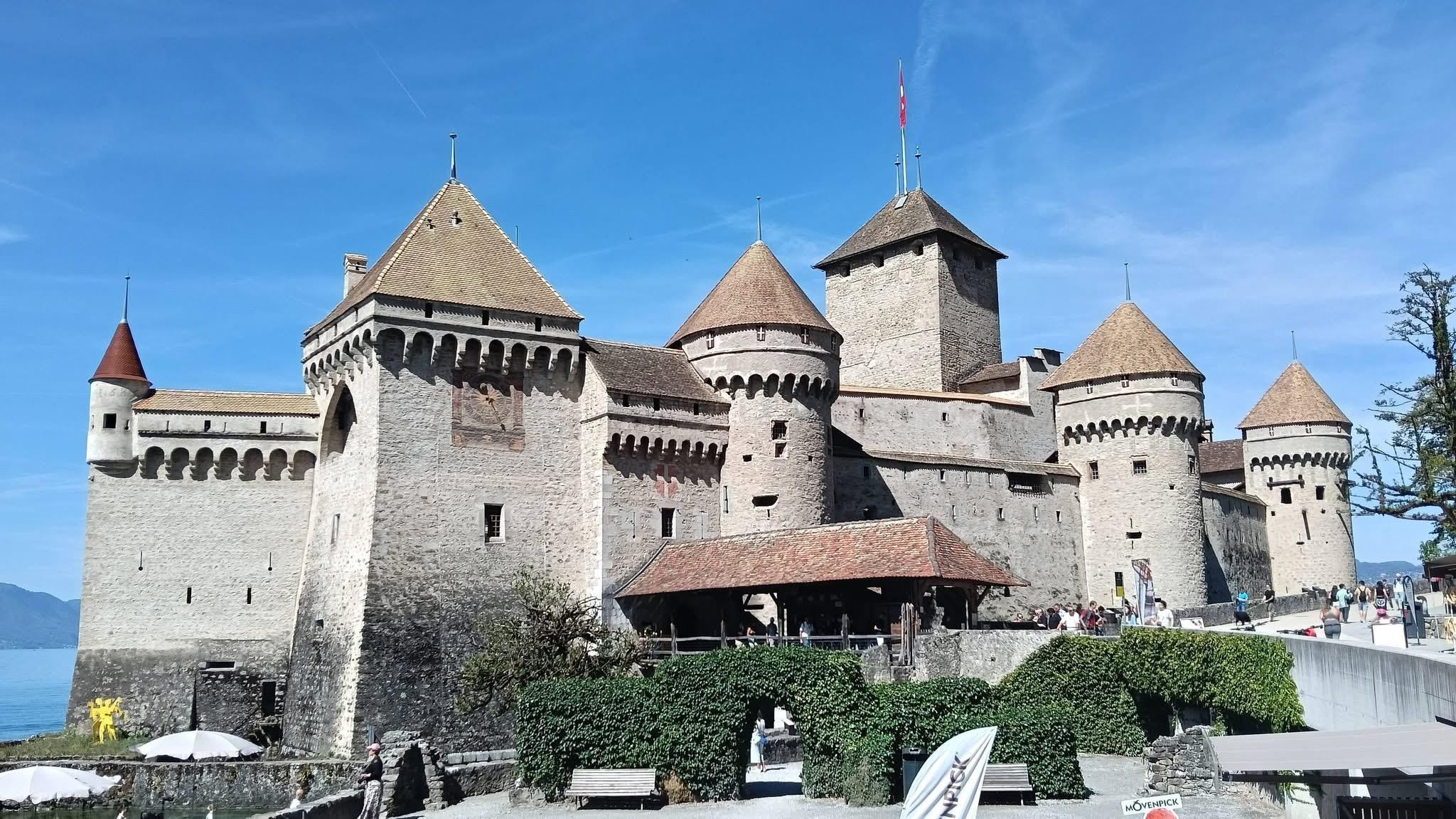Le fameux château de Chillon  