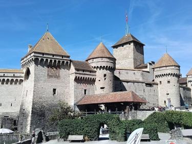 Le fameux château de Chillon  