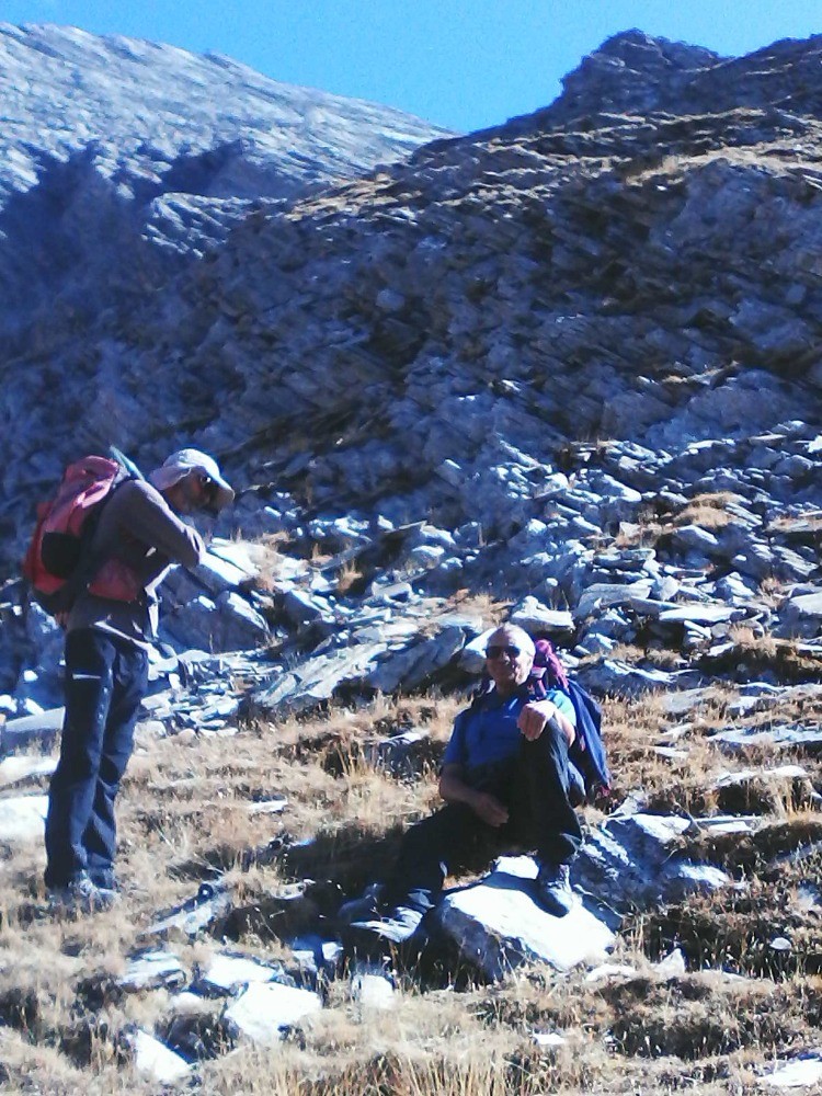 fin de descente , sous l'Ã©peron nord-ouest