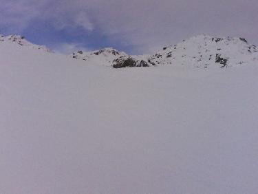 fin de montÃ©e: vers Roc Blanc
