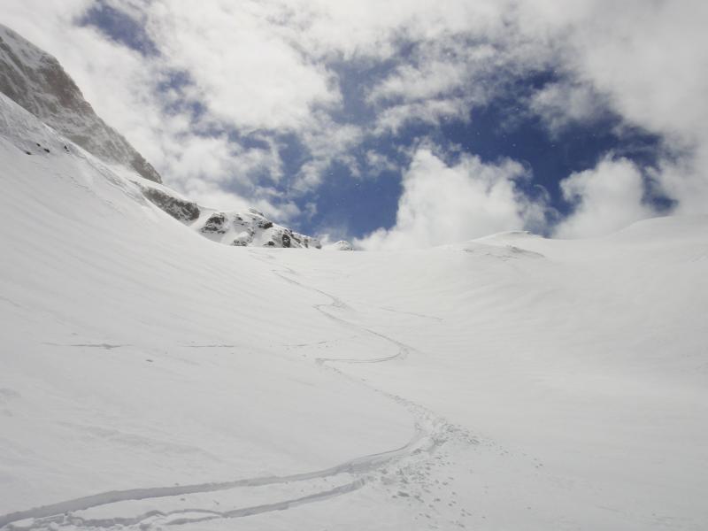 Gavage sous le col de la Mine de Fer