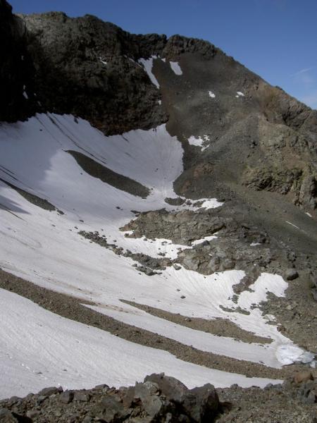 Glacier ou névé de la sitre