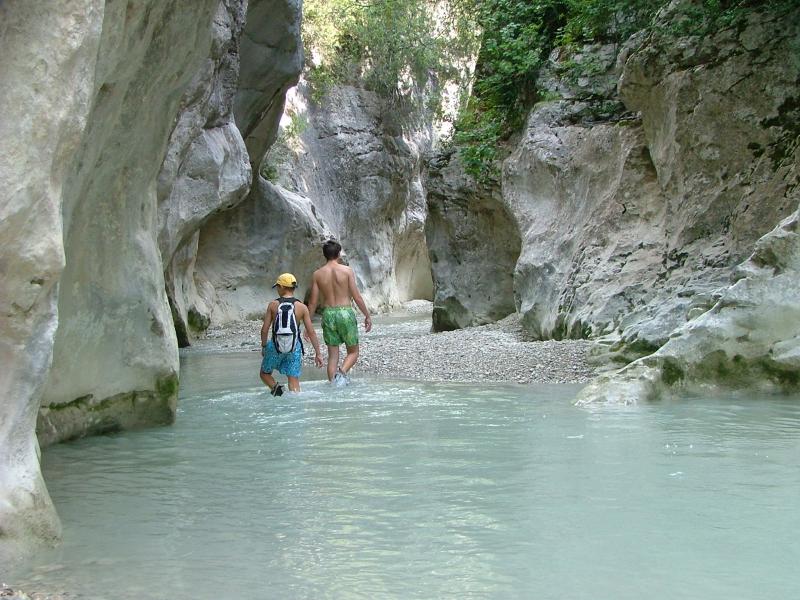 Gorges du Toulourenc - idée camp de base.