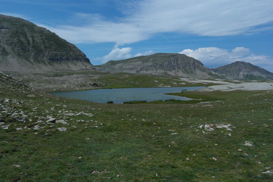 Grd lac Lignin et Baisse du Détroit au fond.