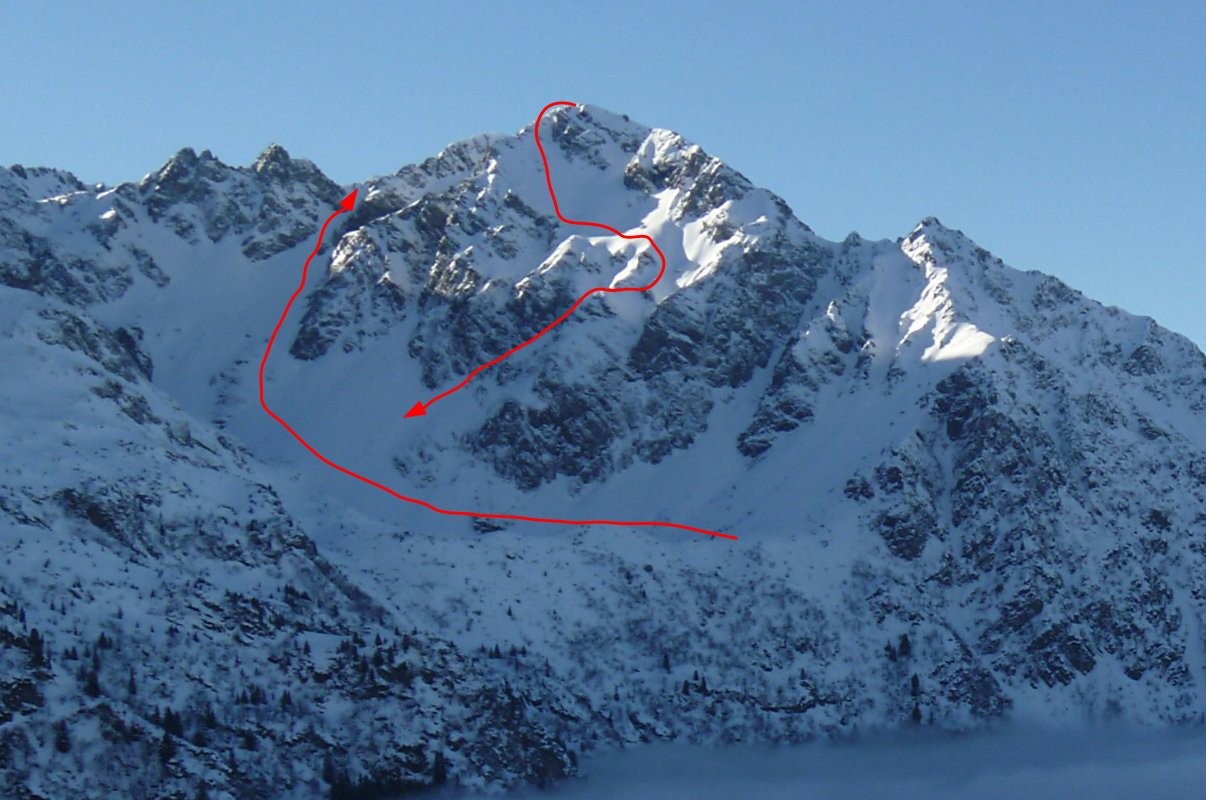 Grand Replomb par la face nord-est