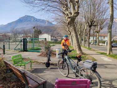 Grosse gamelle en VTT