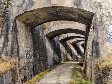 Grosse gamelle en VTT
