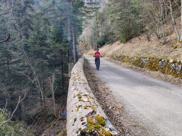 Grosse gamelle en VTT