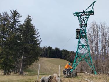 Grosse gamelle en VTT