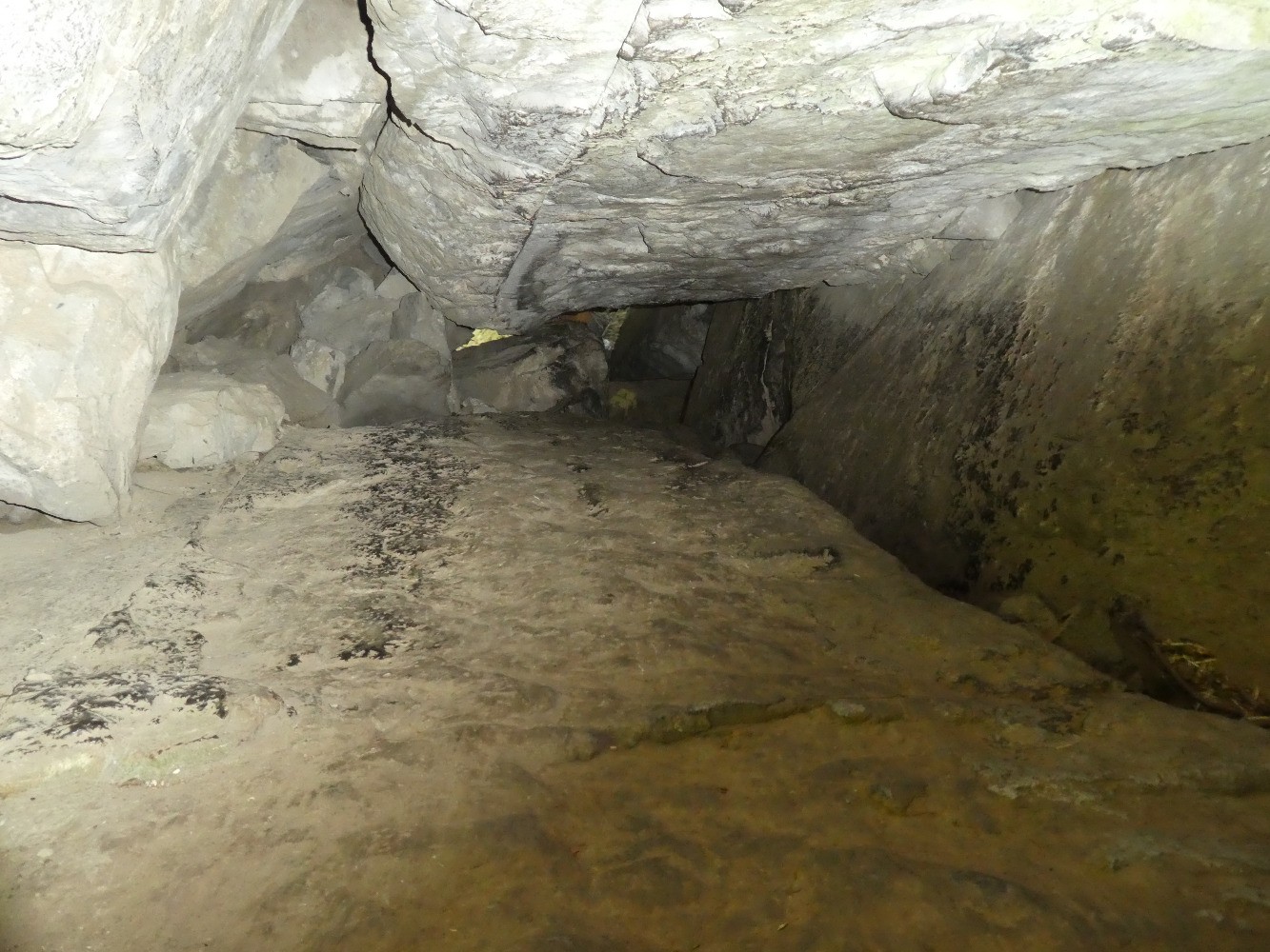 Grotte : dalle d'accÃ¨s Ã  la premiÃ¨re chatiÃ¨re