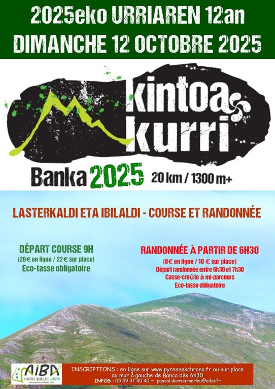 Kintoa korri avec Nicolas, Julien, Guillaume👍