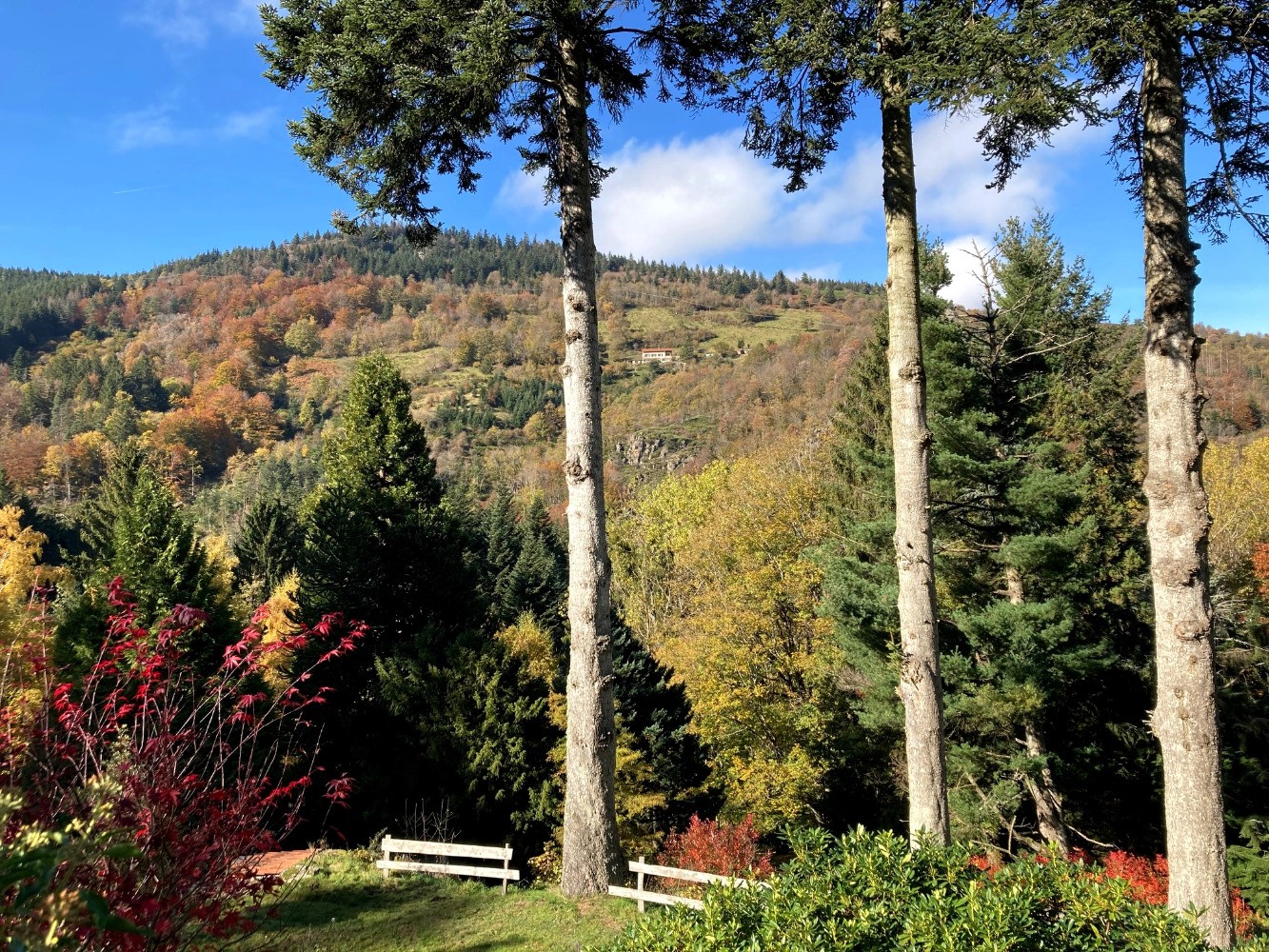 Hameau de la Fare, vue sur la vallée (NW)