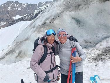 Hélène avec Liv Sansoz !