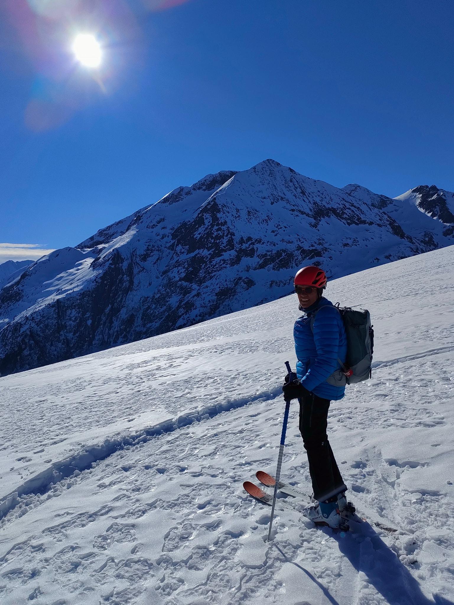 Hélène devant le Taillefer