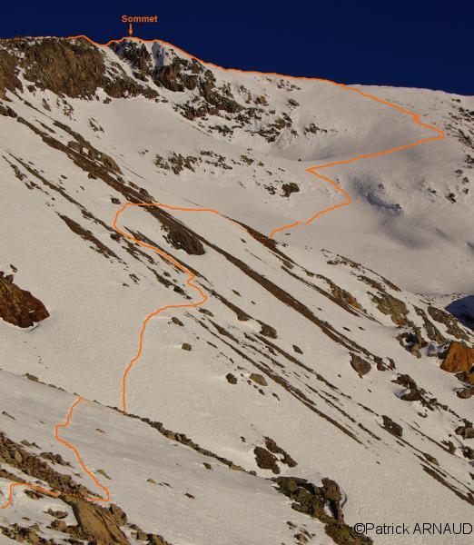 Itinéraire de descente