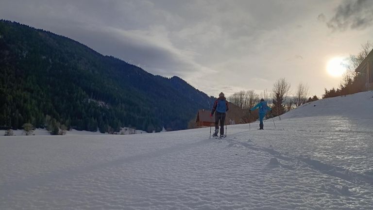 Sortie dans la neige 😋
