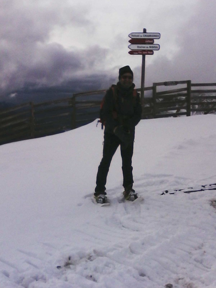 il a trouvÃ© sa route ...! au col de jaffueil................. j'espÃ¨re que christian me pardonnera mes plaisanteries douteuses