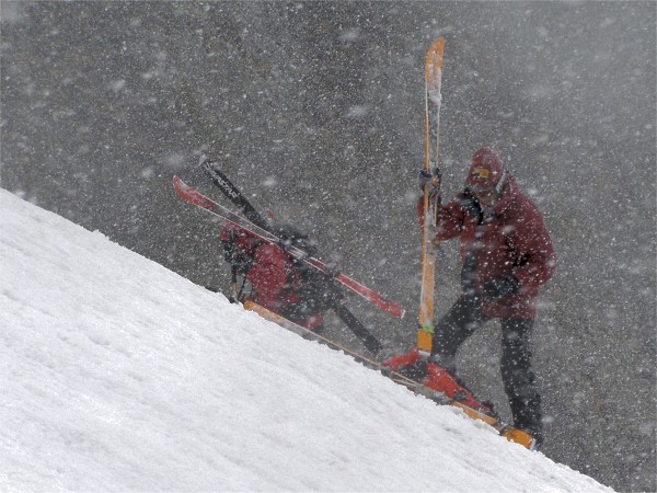 il neige